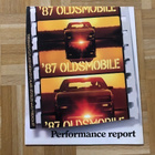 Esite Oldsmobile mallisto 1987: Toronado, 442, Cutlass ym - pikkukuva 1