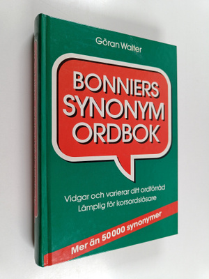 Göran Walter : Bonniers synonym-ordbok