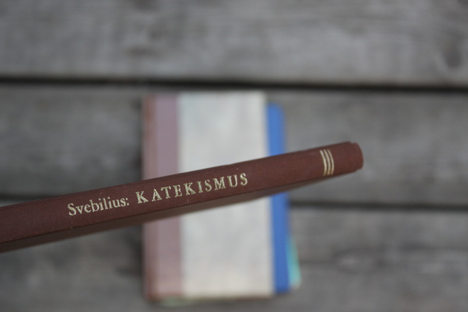 Svebilius Lutherin vähän katekismuksen yksinkertainen sel A3