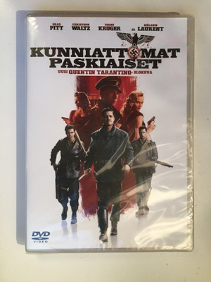 Kunniattomat paskiaiset (2009) Quentin Tarantino (DVD) UUSI!