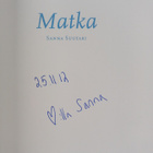 Sanna Suutari : Matka (signeerattu) - pikkukuva 3