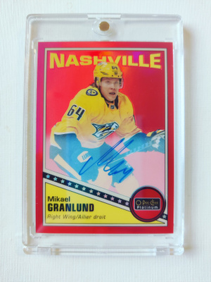 Mikael Granlund - 19-20 Opc Platinum Retro Red Rainbow Autos