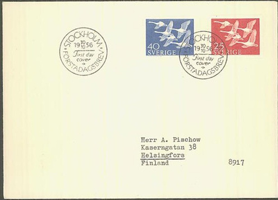 Ruotsi Mi 416-7 FDC