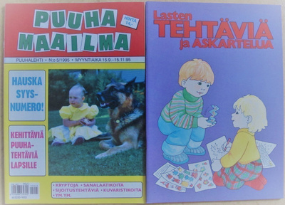 2 x lasten tehtävälehtiä