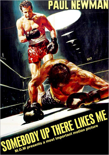 Kadun kuningas -Rocky Graziano 1956 Robert Wise. Paul Newman