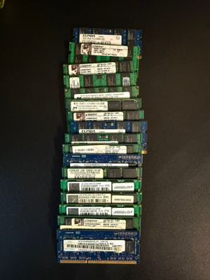 DDR2 SO-DIMM 2GB PC2-6400 (800 MHz) – 18 kpl erä