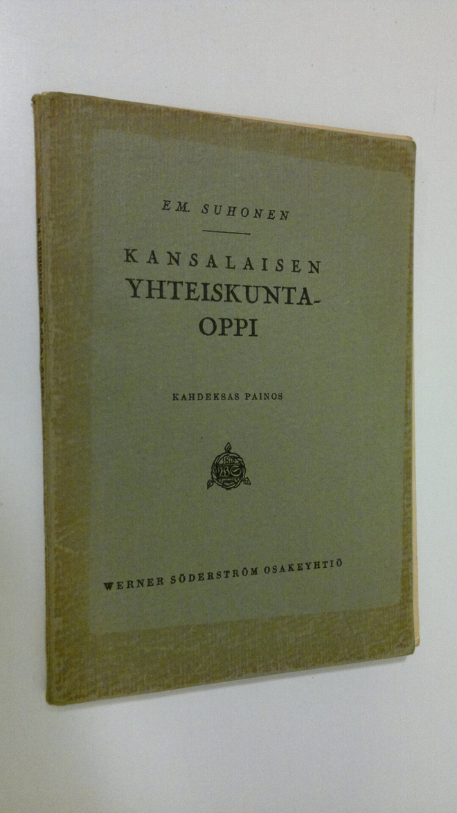 Em. Suhonen : Kansalaisen yhteiskuntaoppi