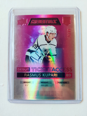 Rasmus Kupari - 21-22 Credentials Debut Ticket Access /49