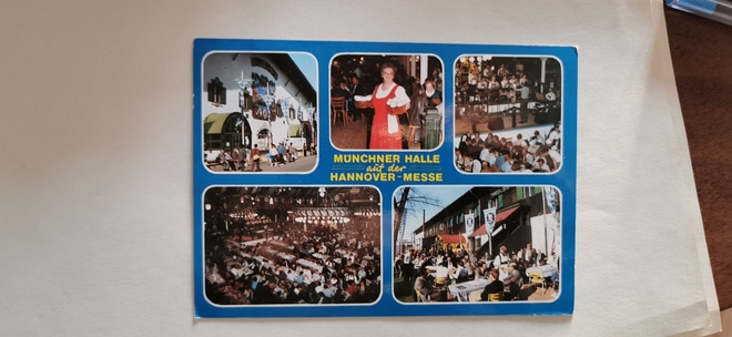 Munchner Halle auf dem Gelände der Hannover-Messe, kulkenut