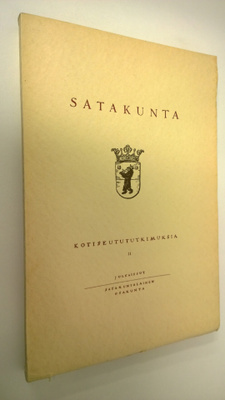 Satakunta kotiseutututkimuksia 2