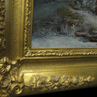 Öljymaalaus ”Talvimaisema”, 1800-luku - pikkukuva 3