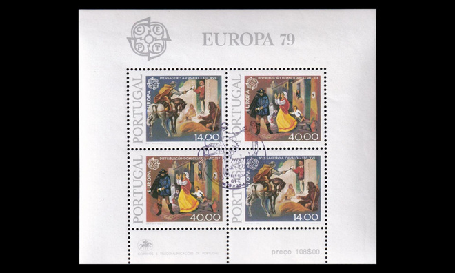 Portugali 1441-2BL27 o Europa postihistoria (1979)