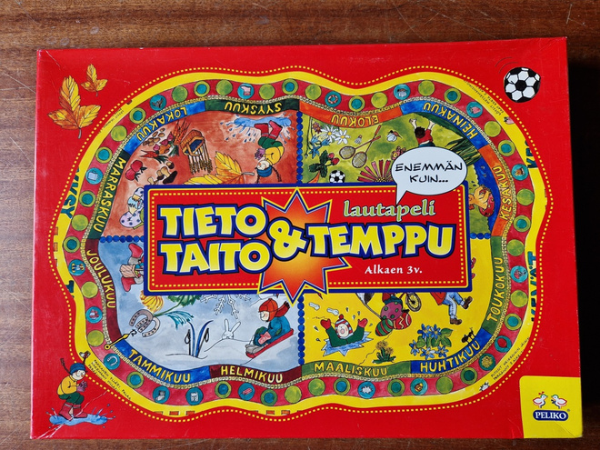 Tieto Taito& Temppu Lautapeli. Uudenveroinen