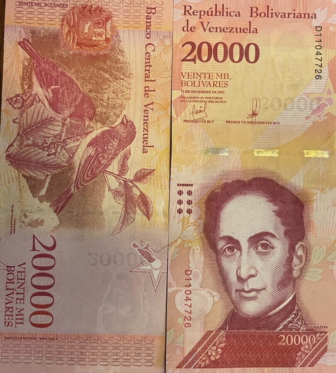 Venezuela 20000 Bolivares 2019 #630