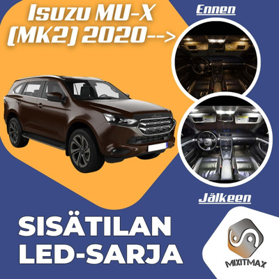 Isuzu MU-X (MK2) Sisätilan LED-sarja 7-osainen