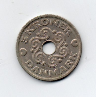 5 KRONER DANMARK 1990
