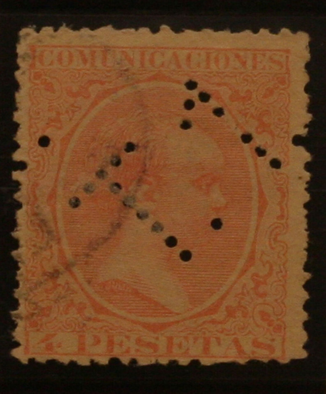 # 23068 # Espania - 2 pesetas o, reijite