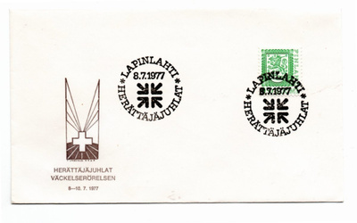 Lapinlahti: Herättäjäjuhlat (erikoisleima 8.7.1977)