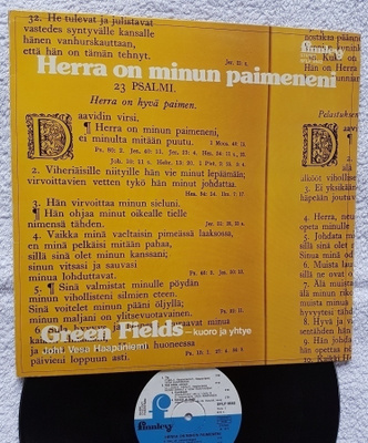 Green Fields -Kuoro Ja Yhtye  – Herra On Minun Paimeneni LP
