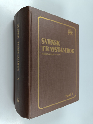 Svensk travstambok för varmblodiga hästar, band X