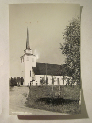 VANHA Postikortti Kiuruvesi 1950-l Alkup.Mallikappale
