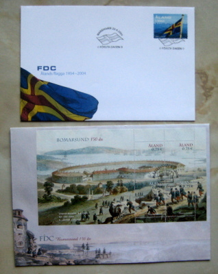 ÅLAND FDC-2004  kaikki kuoret (Kuori 1)