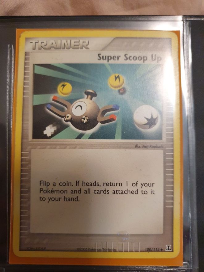 Super Scoop Up #100 Pokemon Delta Species card