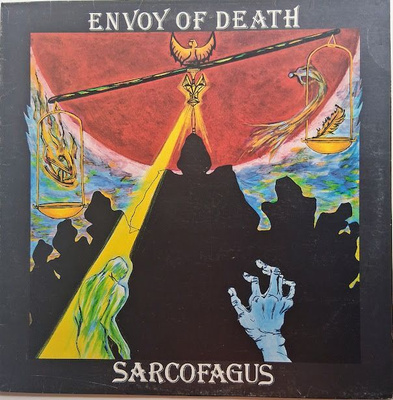 Sarcofagus: Envoy Of Death LP 1980 - 1. painos