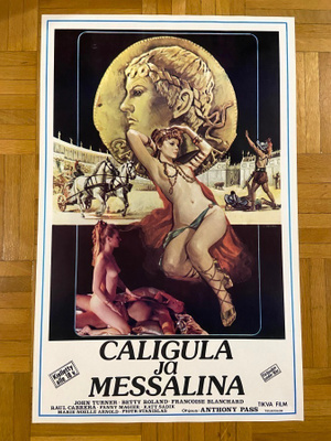 Vanha elokuvajuliste: Caligula ja Messalina