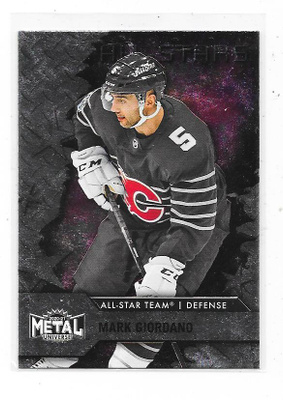 2020-21 Metal Universe All-stars #190 Mark Giordano , Flames