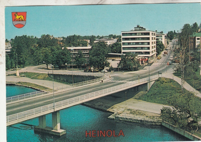 Heinola ,vaakuna,  silta  , b15