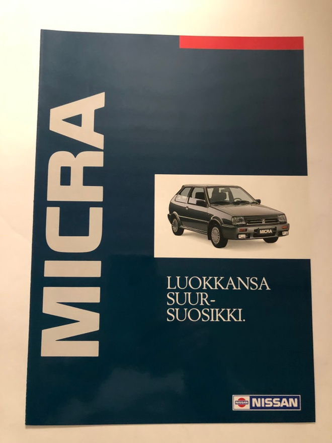 Myyntiesite - Nissan Micra - 11/1990