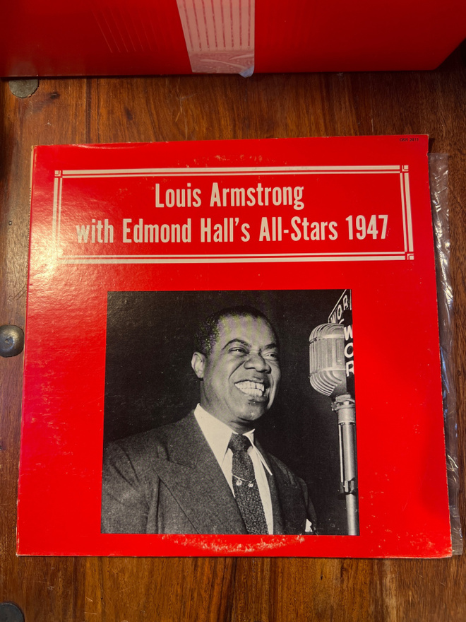 Louis Armstrong With Edmond’s Hall’s lp