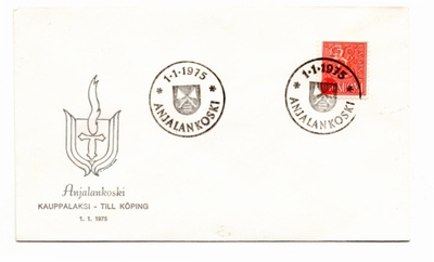 Anjalankoski: Kauppalaksi (erikoisleima 1.1.1975)