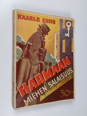 Kaarlo Erho : Harmaan miehen salaisuus : salapoliisiromaani