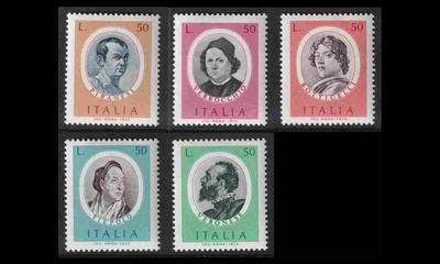 Italia 1419-23 ** Taiteilijoiden muotokuvia (1973)