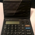 Sharp EL-6071 retro laskin / puhelinmuistio / aikataulu - pikkukuva 2