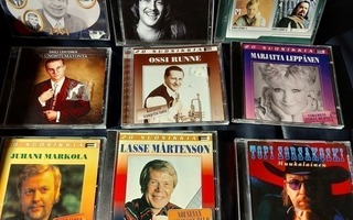 Iskelmä CD  / 2CD / BOX / CDS levyjä paljon