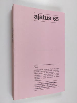 Ajatus 65 : Suomen filosofisen yhdistyksen vuosikirja