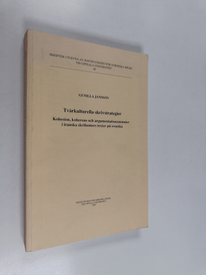 Gunilla Jansson : Tvärkulturella skrivstrategier - kohesi...