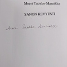 Meeri Tuokko-Mansikka : Sanon kevyesti (signeerattu) - pikkukuva 3
