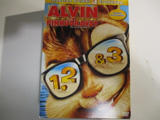 DVD ALVIN JA PIKKUORAVAT 1, 2 & 3