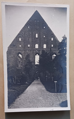 Tallinn, Piritan luostarin rauniot, mv vkpk, p. 1937 Suomeen