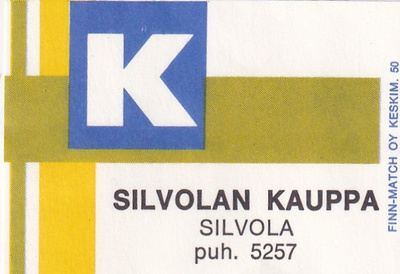 Silvola. Silvolan Kauppa , Kesko    4/16