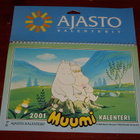 Vuodelta 2001 MUUMI KALENTERI Ajasto käytössä ollut... - pikkukuva 1
