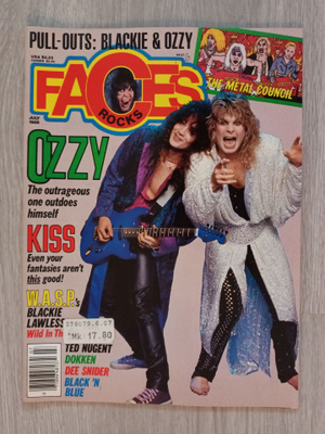 Faces Rocks - July 1986 (sisältää julisteet)