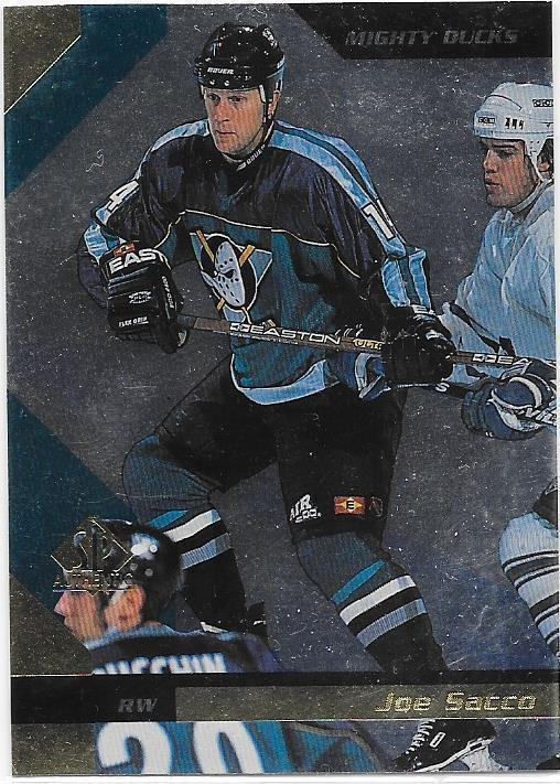 1997-98 SP Authentic #3 Joe Sacco Anaheim Mighty Ducks