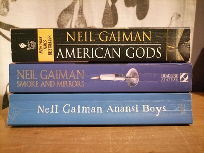 Neil Gaiman x3 - American Gods & Anansi & Smoke
