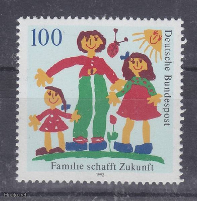 Saksa Mi 1621 postituoreena