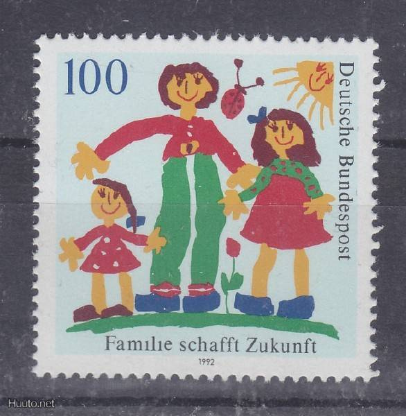 Saksa Mi 1621 postituoreena